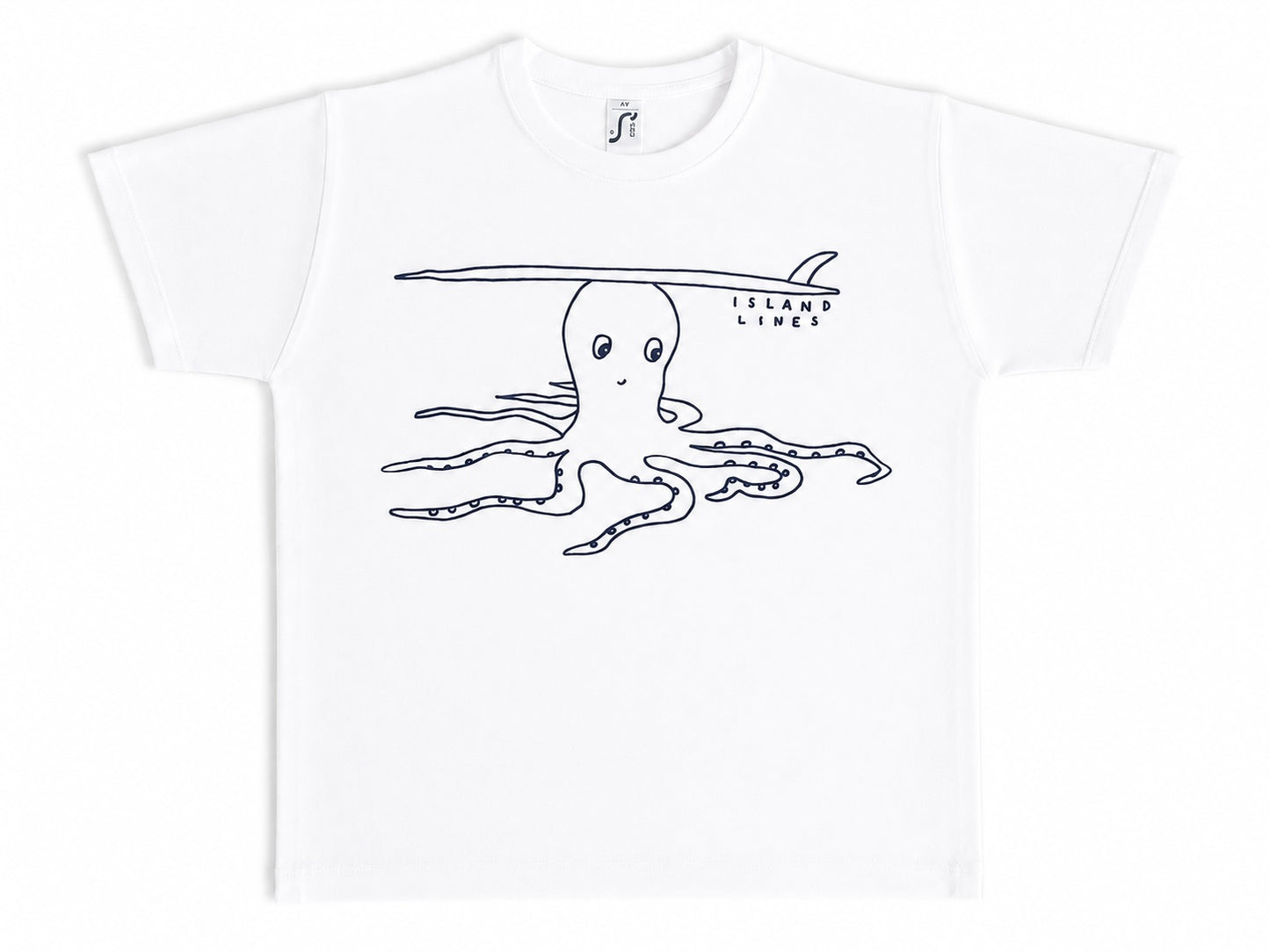 Kids octopus white T-shirt