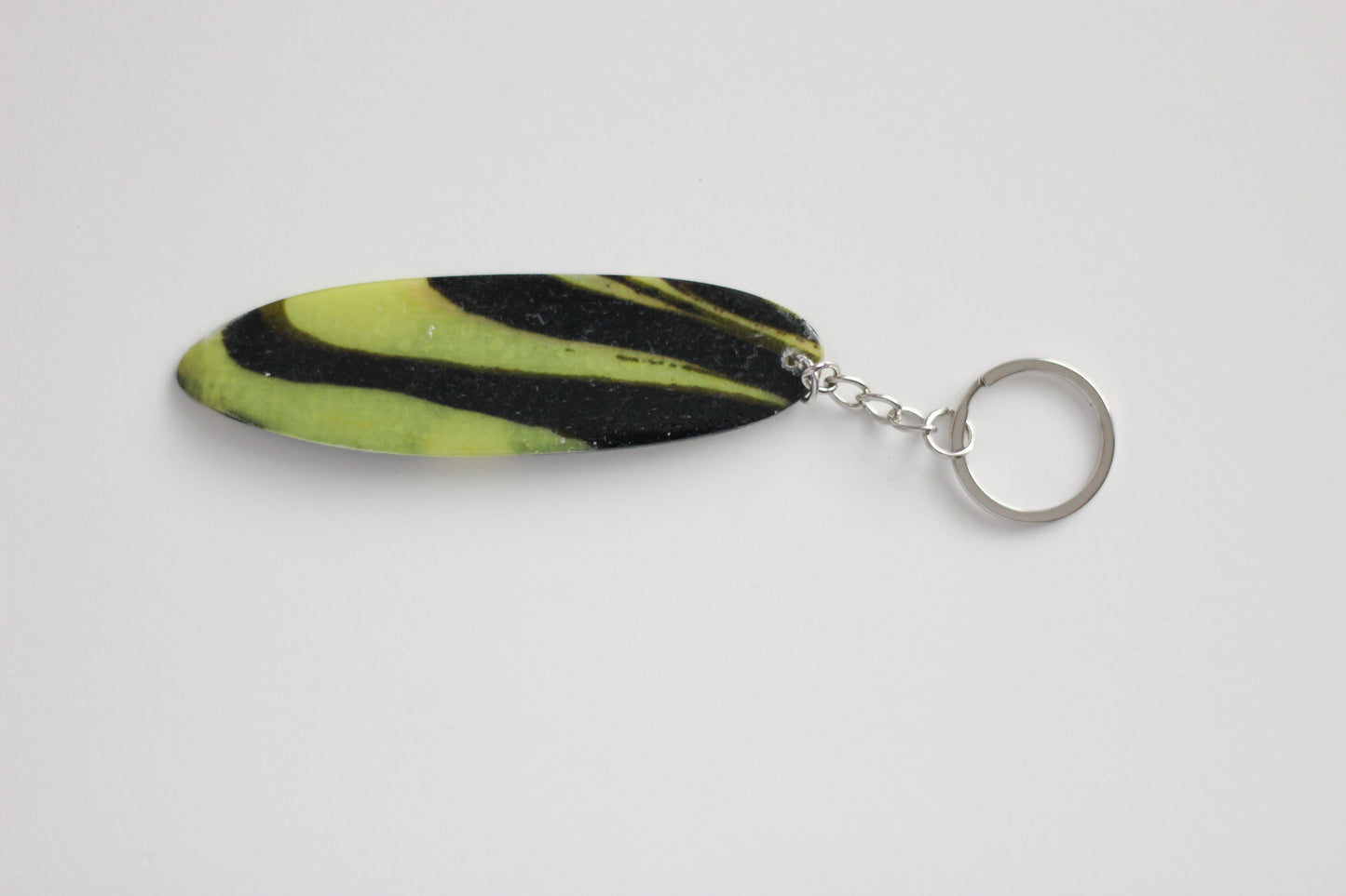 Surf shaped slime key chain