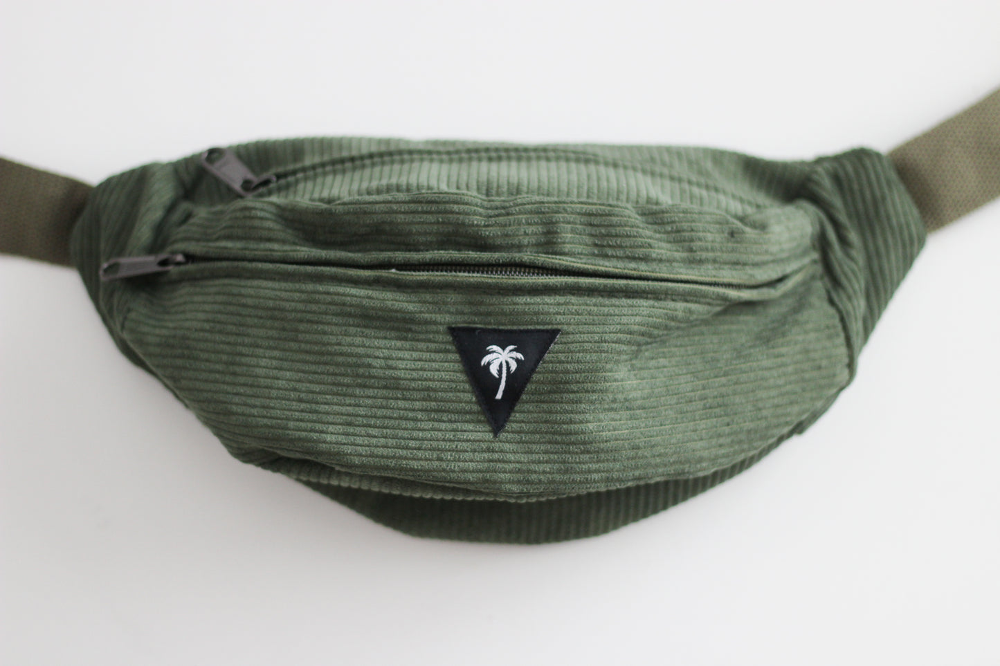 Big army green fanny pack