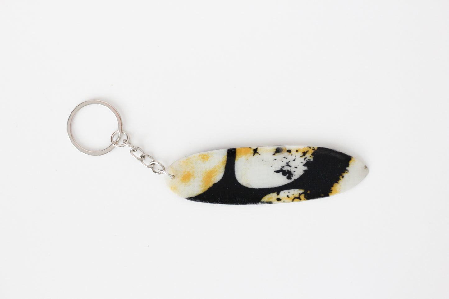 Surf shaped poison key chain