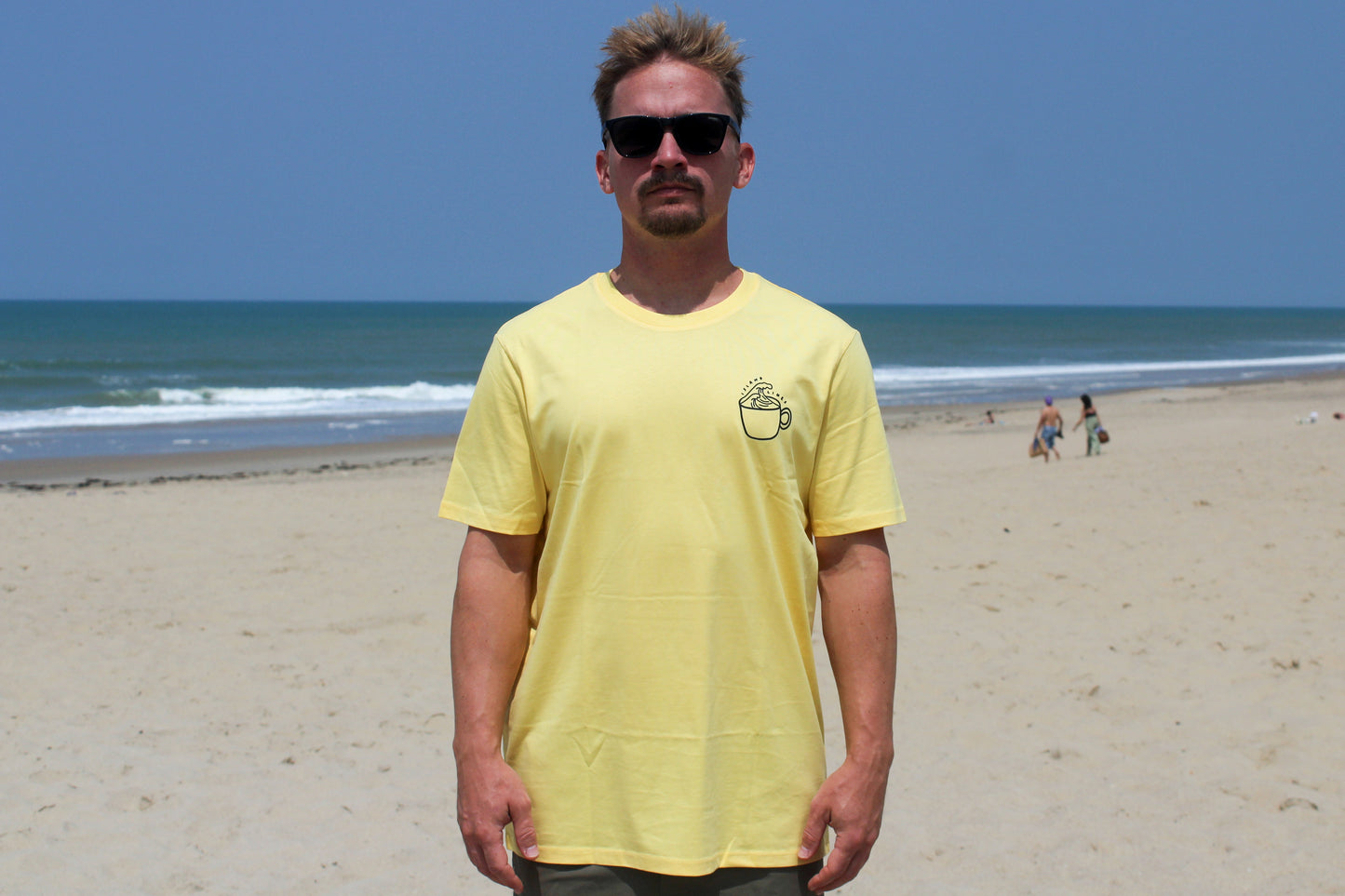 Island brew yellow T-shirt