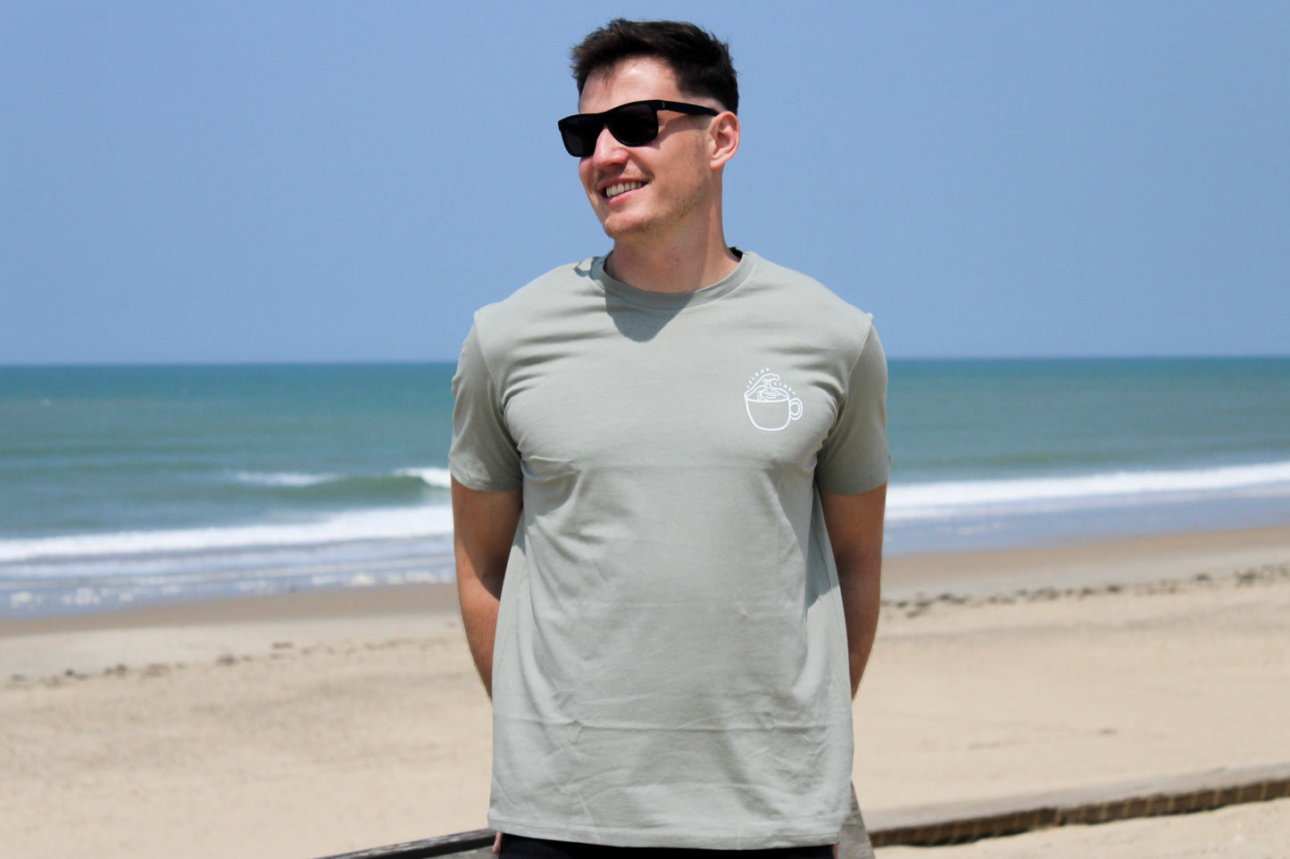 Island brew olive T-shirt