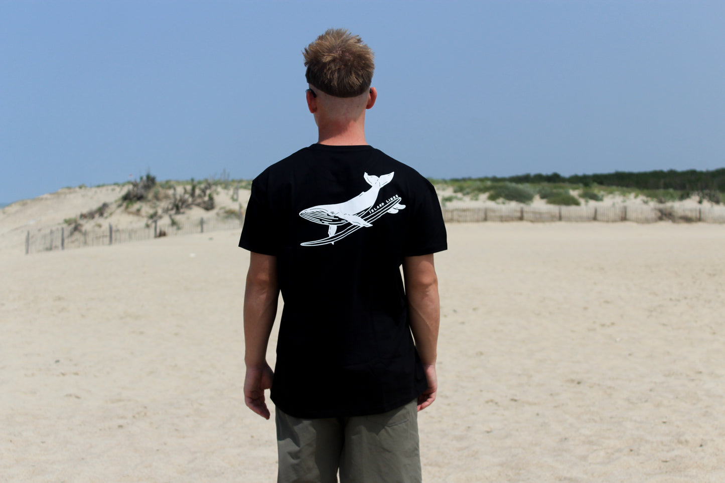 Whale rider black T-shirt