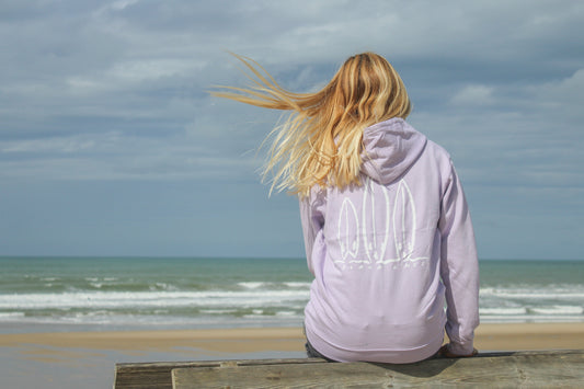 Lilac surf hoodie
