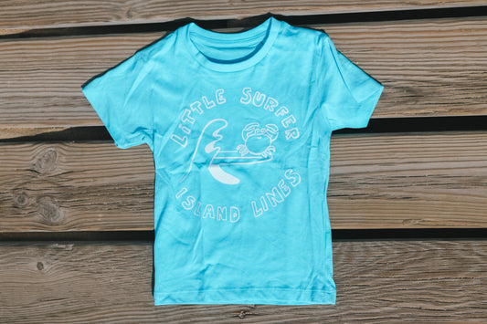 Kids little surfer blue T-shirt