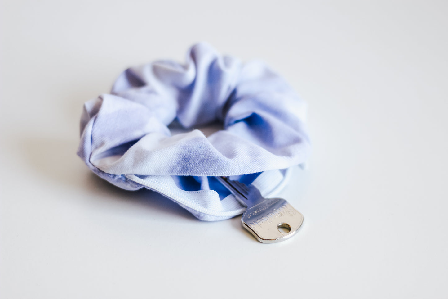 Tie dye scrunchie with a zipper