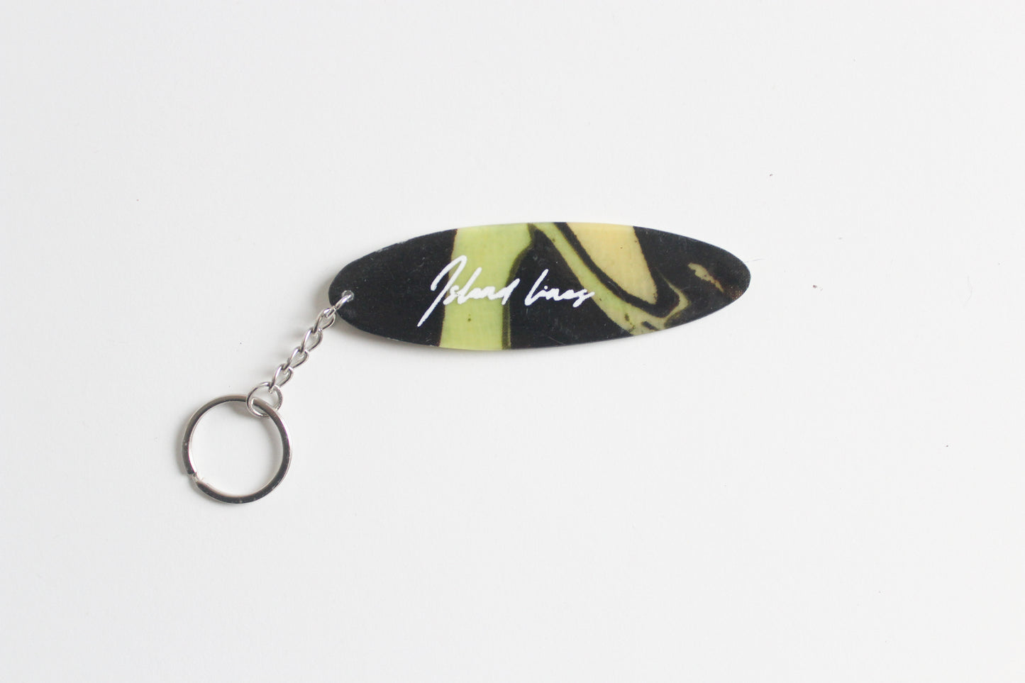 Surf shaped slime key chain