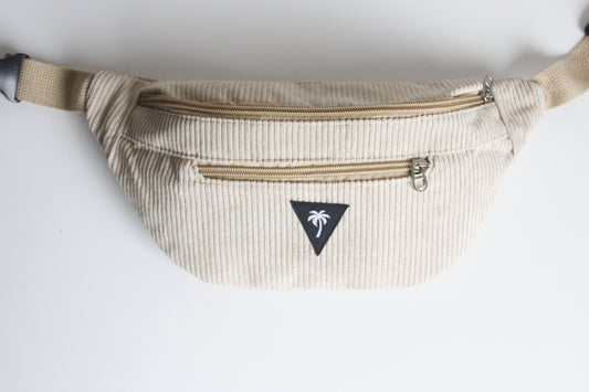 Beige fanny pack