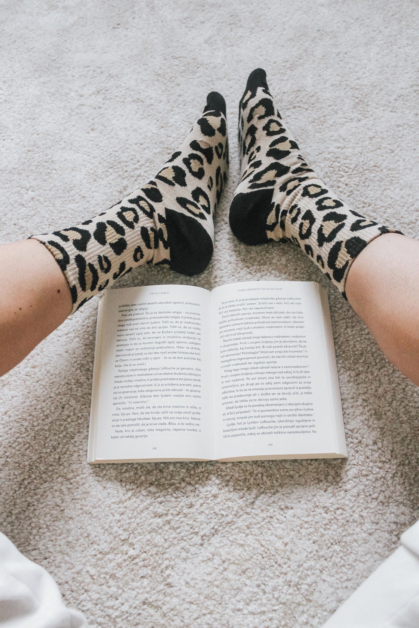 Leopard socks- Minor Imperfections!