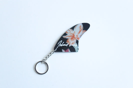 Fin shaped Fiji key chain