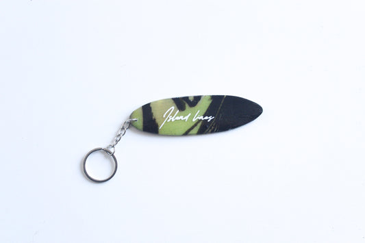 Surf shaped slime key chain