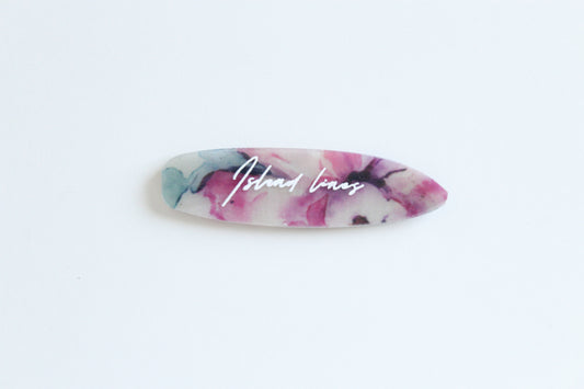 Surf shaped pastel magnet