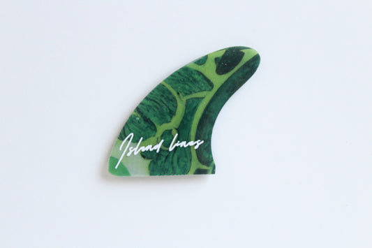 Fin shaped green magnet