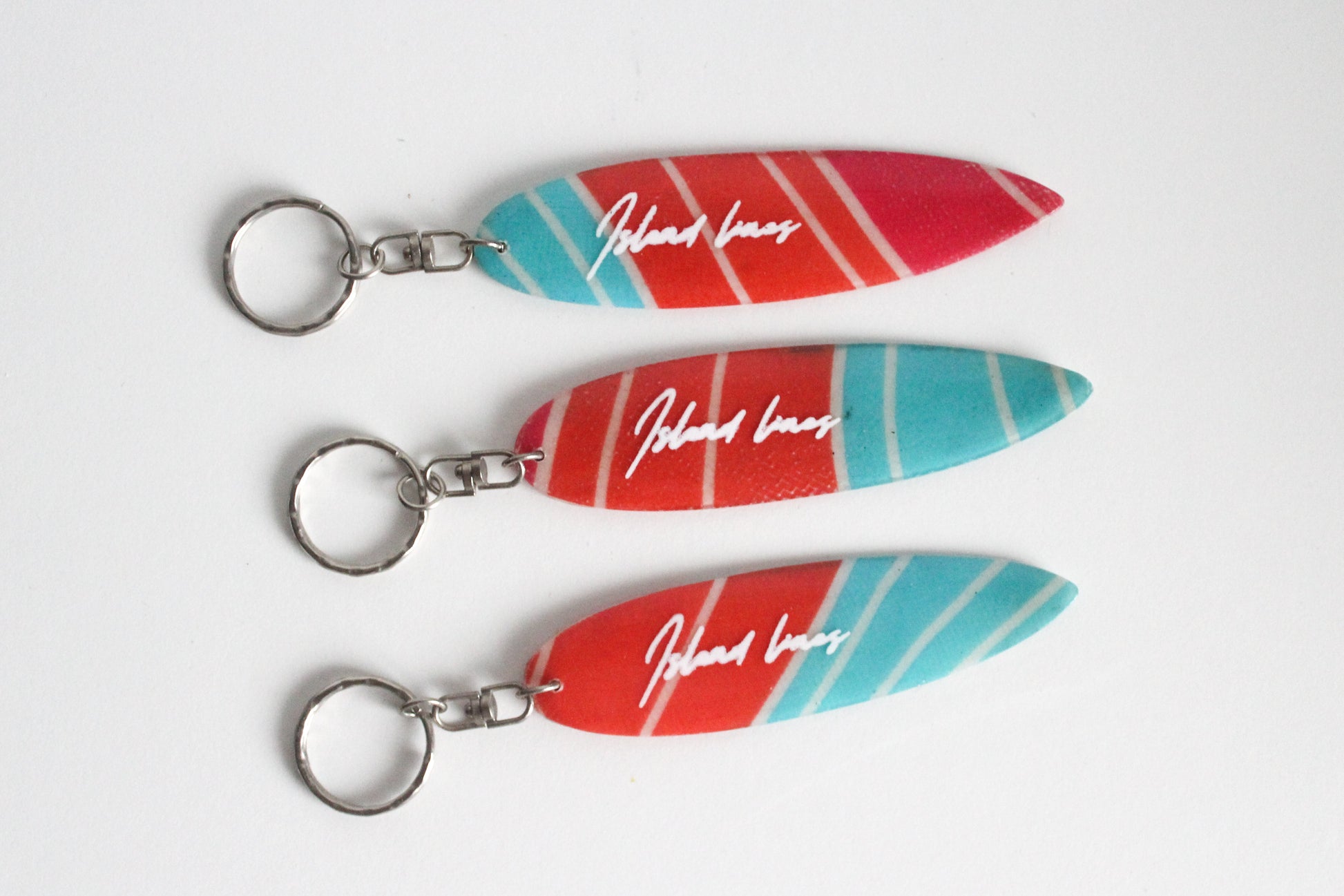 Stripes set surf key chains – Island lines