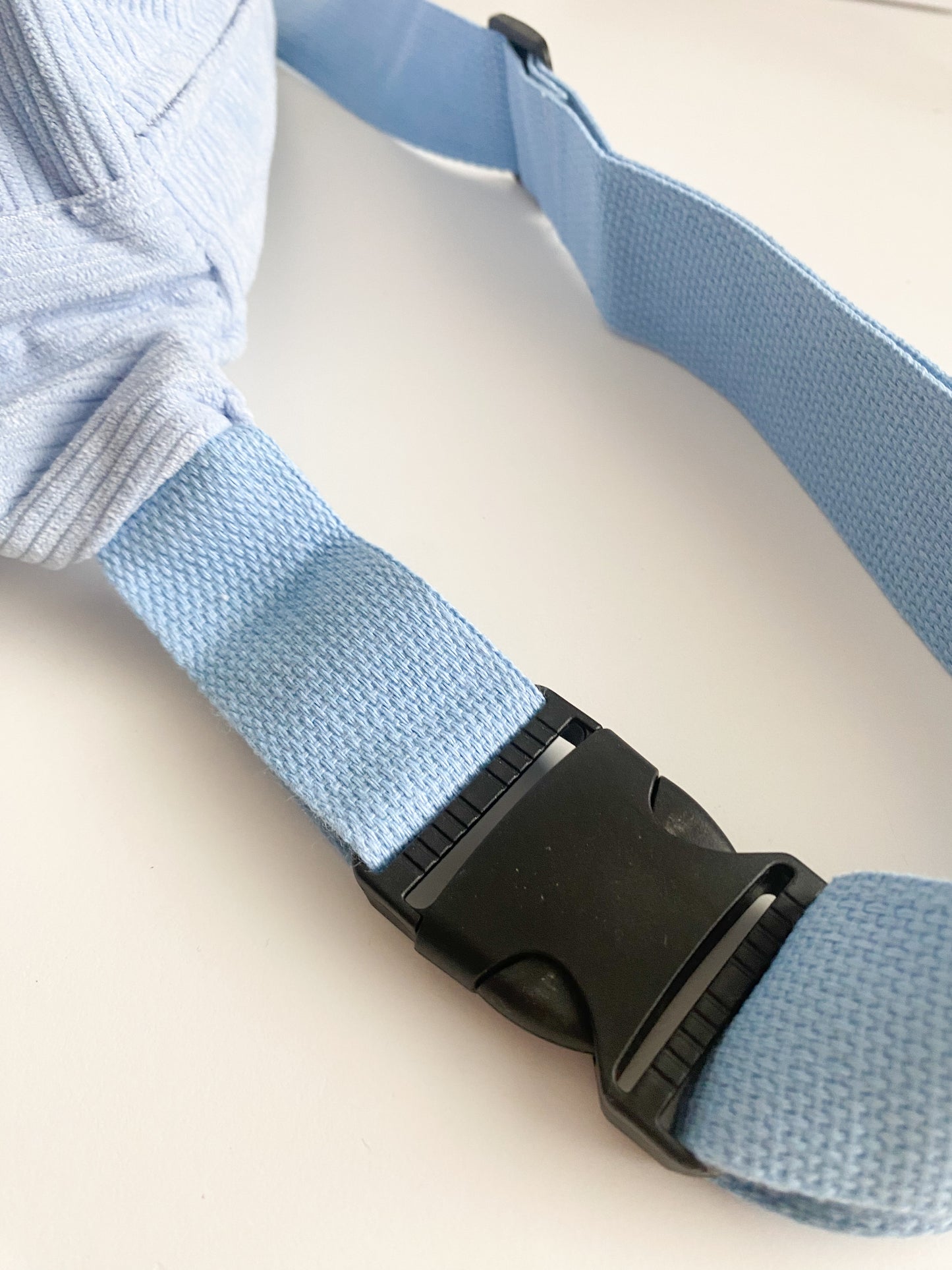 Big light blue fanny pack