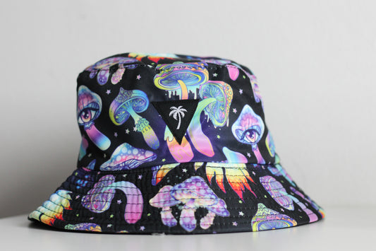 Mushroom reversible bucket hat