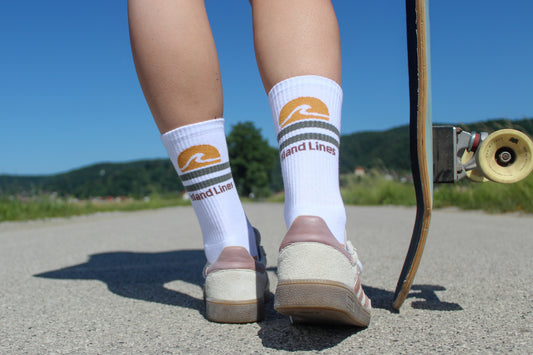 Retro sunset socks