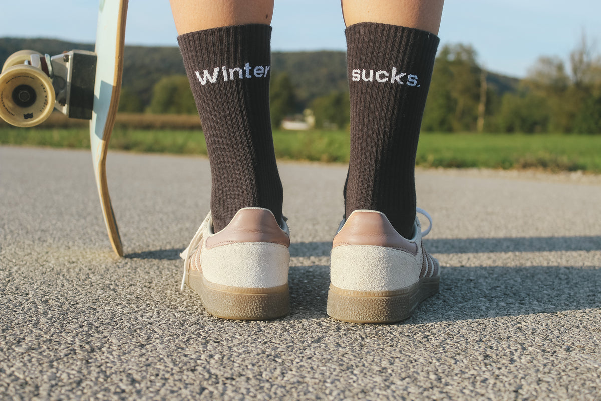 Winter sucks socks