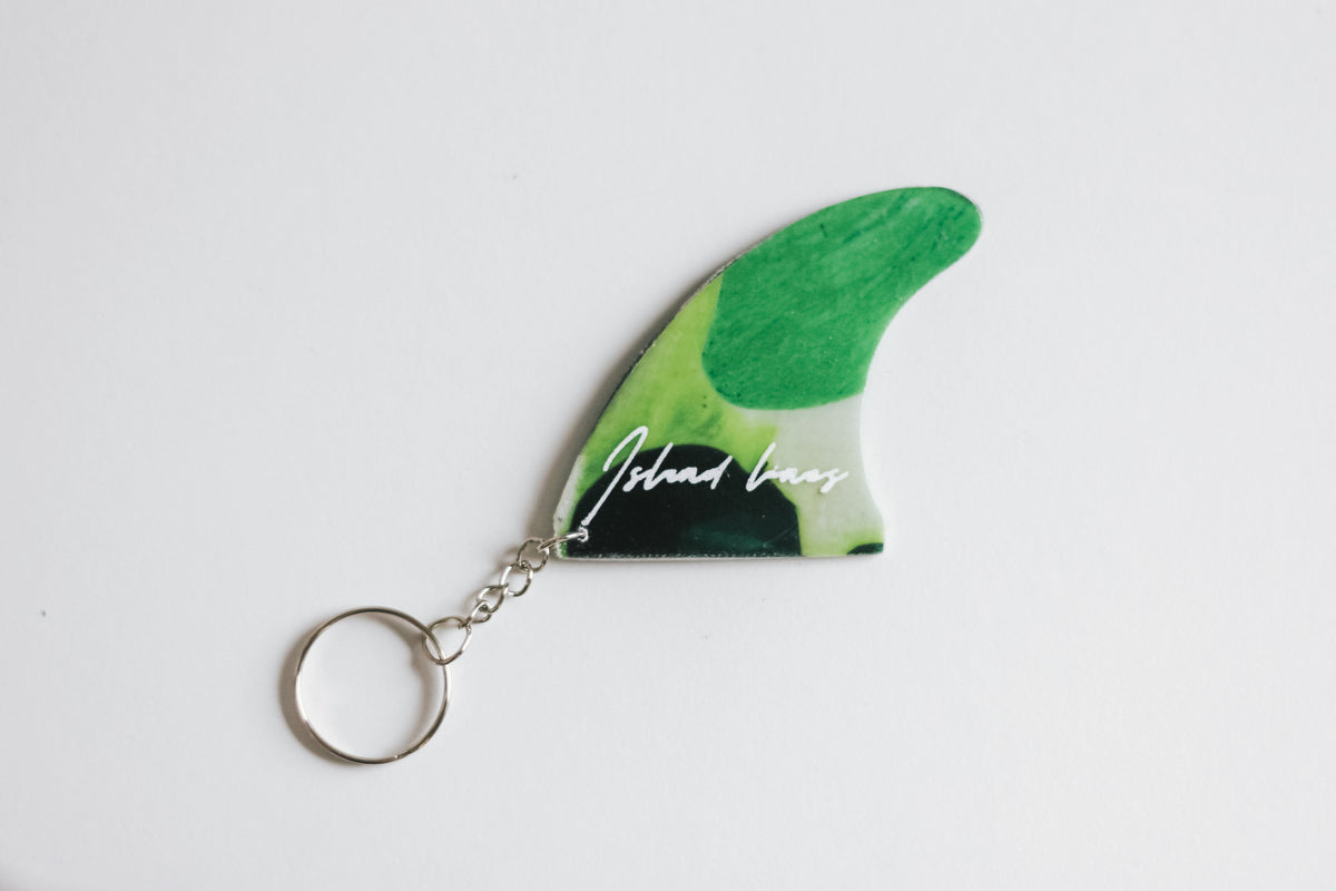 Fin shaped Greeny key chain