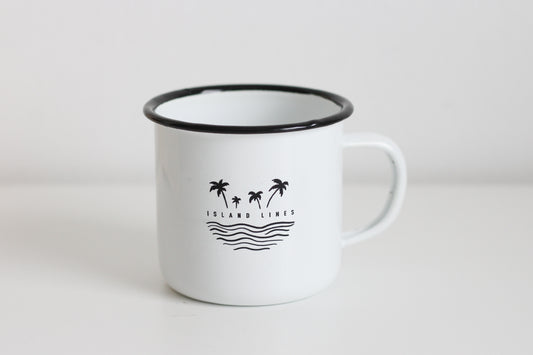 Enamel mug white