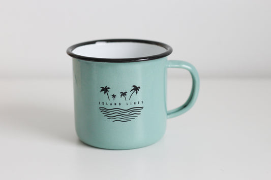 Enamel mug blue