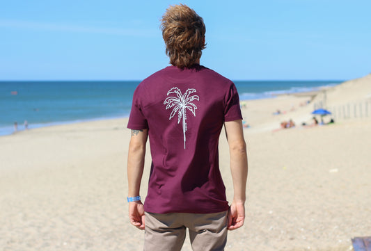 Mentawai burgundy T-shirt