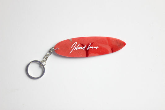 Surf shaped close key chain