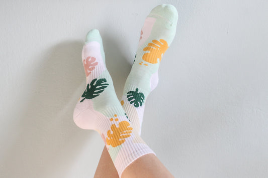 Monstera socks
