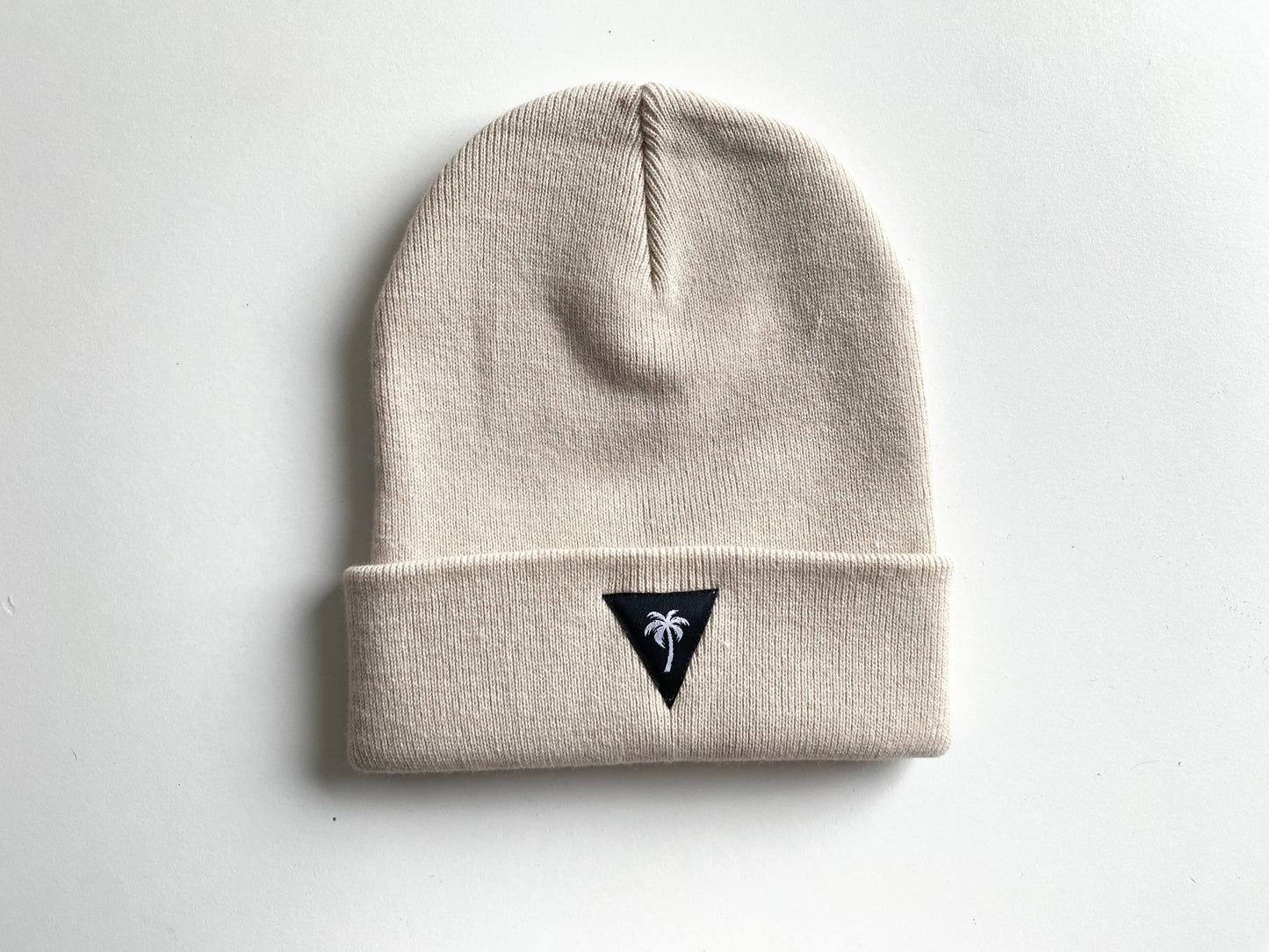 Beige beanie