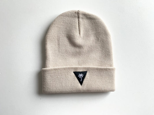 Beige beanie