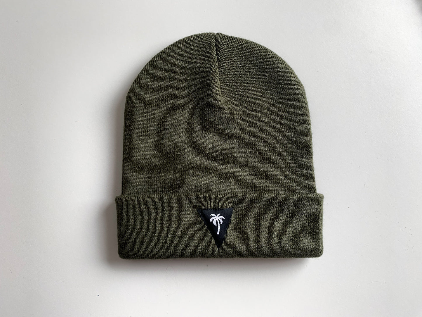 Army green beanie