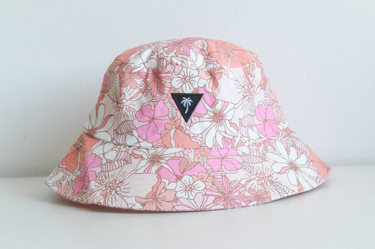 Surf bucket hat flowers