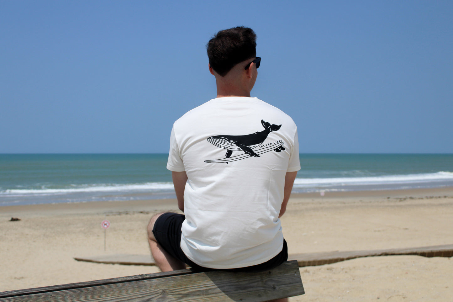Whale rider off white T-shirt