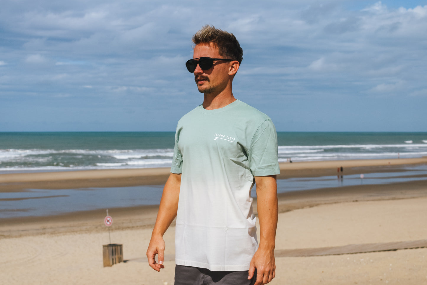 Aloha green sunset T-shirt