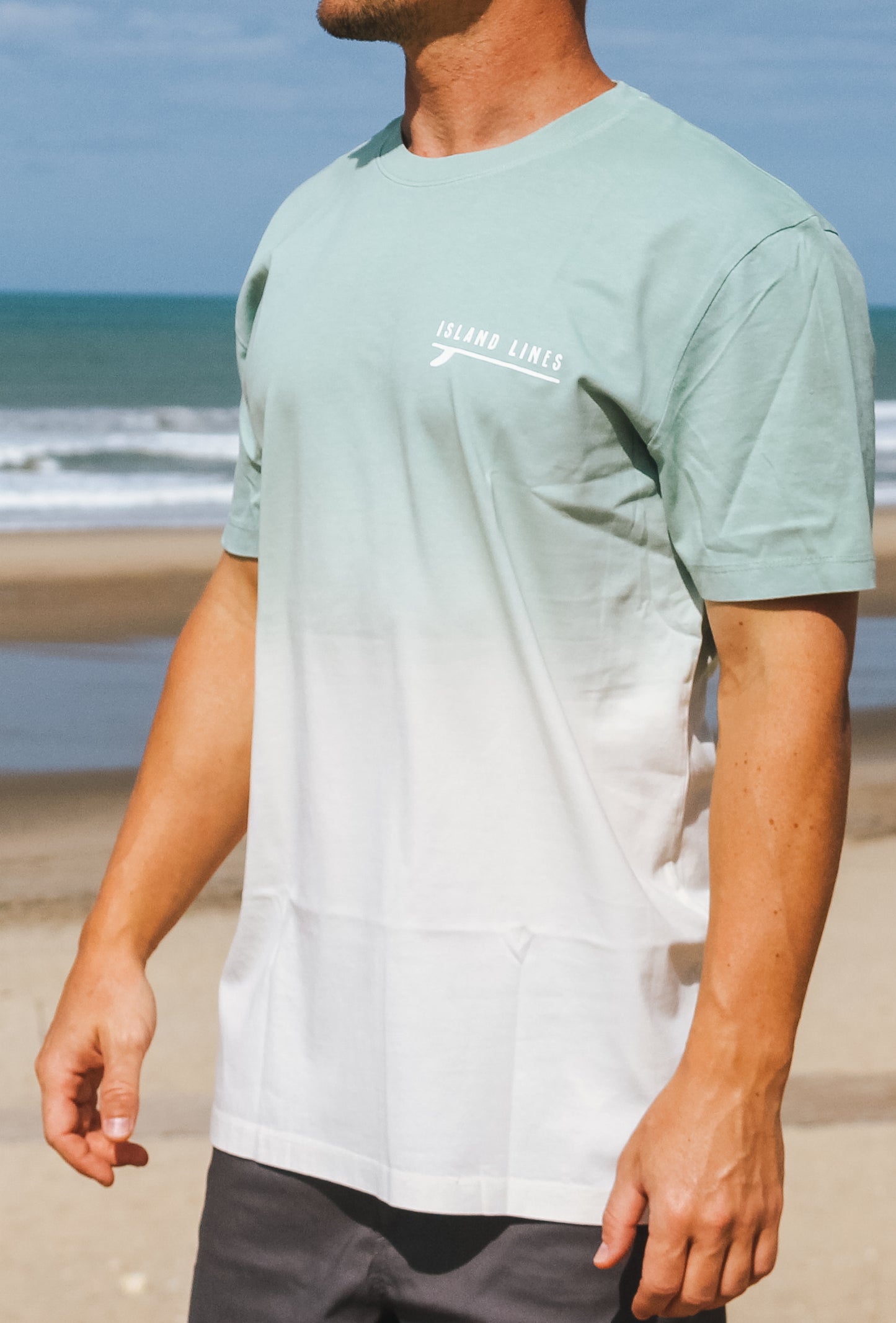 Aloha green sunset T-shirt