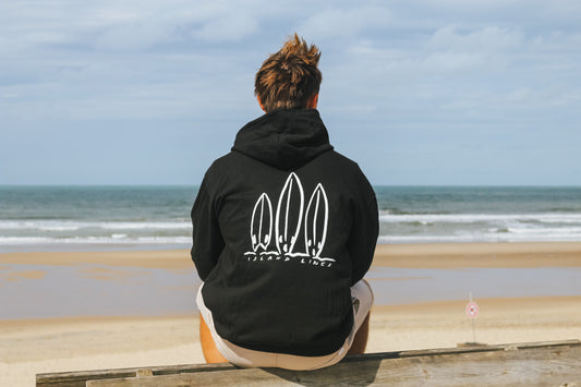 Black surf hoodie