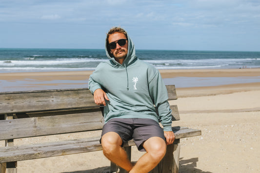 Summer dusty green hoodie